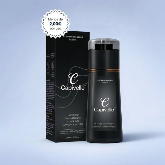 Champú colorante instantáneo Hombre - Negro